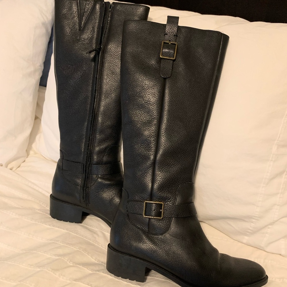 Cole Haan Black Kenmare Riding boot